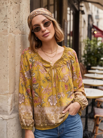 Blouse Capucine - Fleurs Champêtres