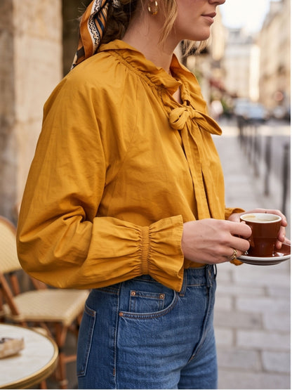 Blouse Elvire - Nœud Lavallière