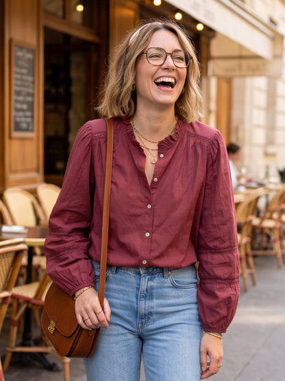 Chemise Clara - Boutonnée Dentelle