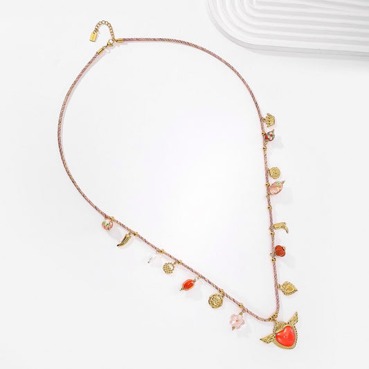 Collier Cœur Rouge