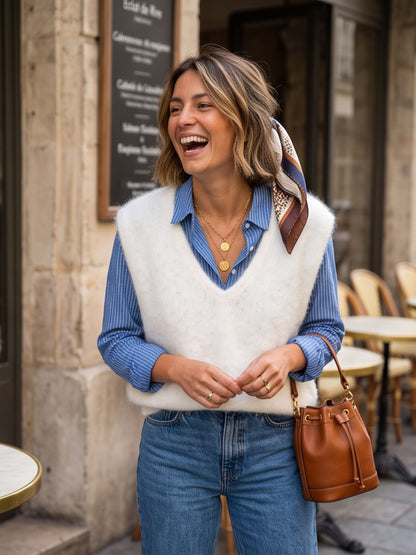 Top Louise - Maille Sans Manches