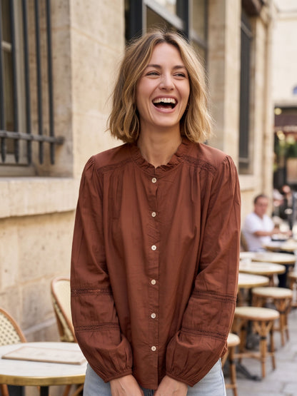 Chemise Clara - Boutonnée Dentelle