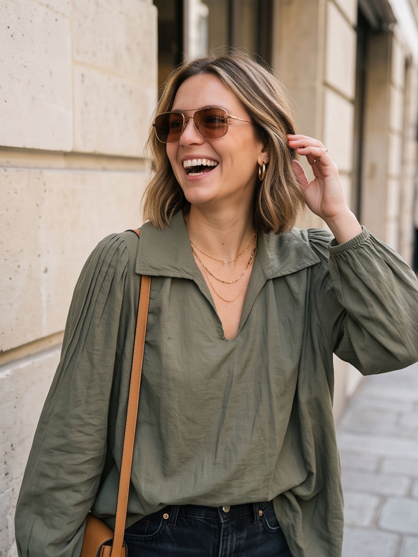 Blouse Solenne - Voile Oversize