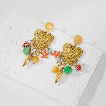 Boucles Cœur Colorée