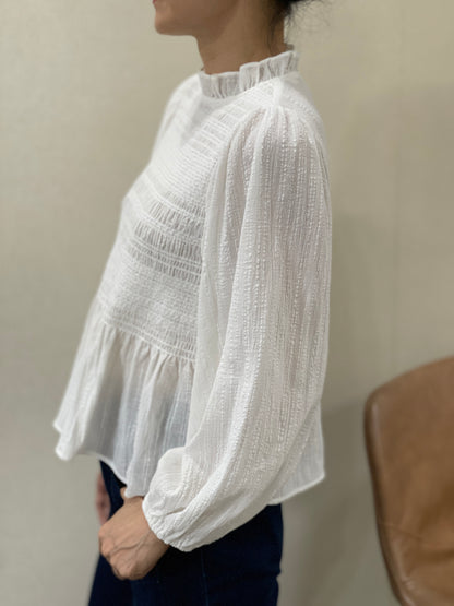 Blouse Smockée Coton
