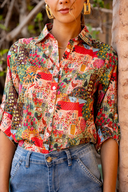 Chemise "Jardin Secret"