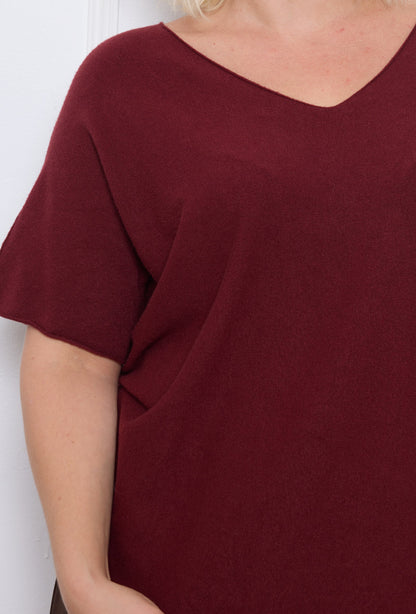 Pull Col V Ample - TU du 44 au 50