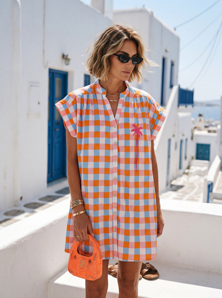 Robe Courte Palmier Christina