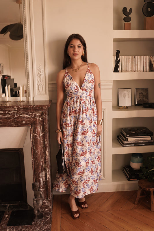 Robe Romantique Fleurie