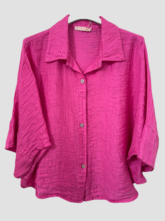 Chemise Crépée Oversize