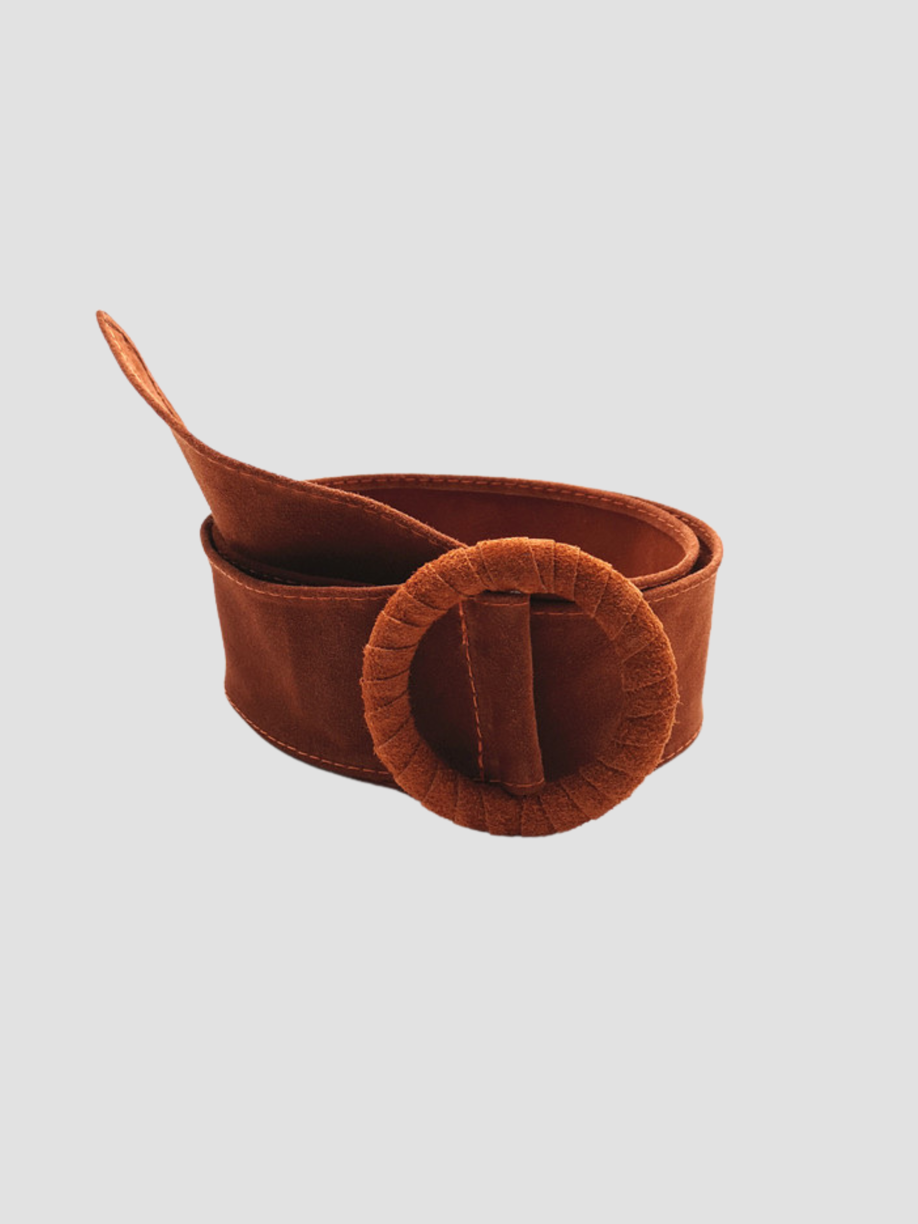 Ceinture Large Unie en Cuir – hippiechic-boutique1