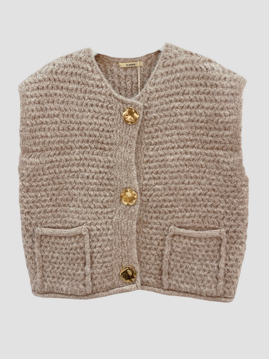 Gilet Sans Manches Crochet