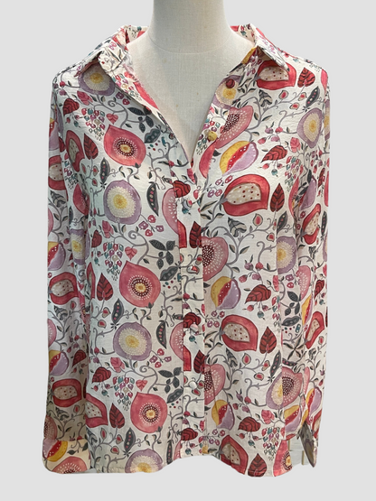 Chemise Imprimée Fruits et Fleurs