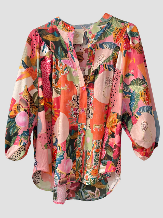 Chemise Pink Jungle