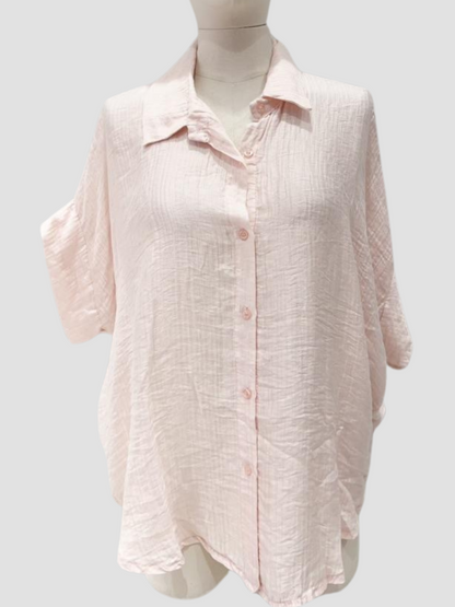 Chemise Fluide Crépée TU du 44 au 50