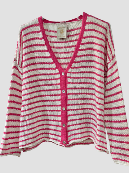 Gilet Rayé Léger