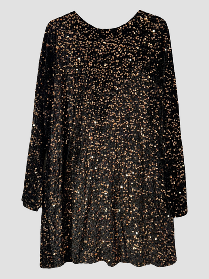 Robe Sequins Noeud