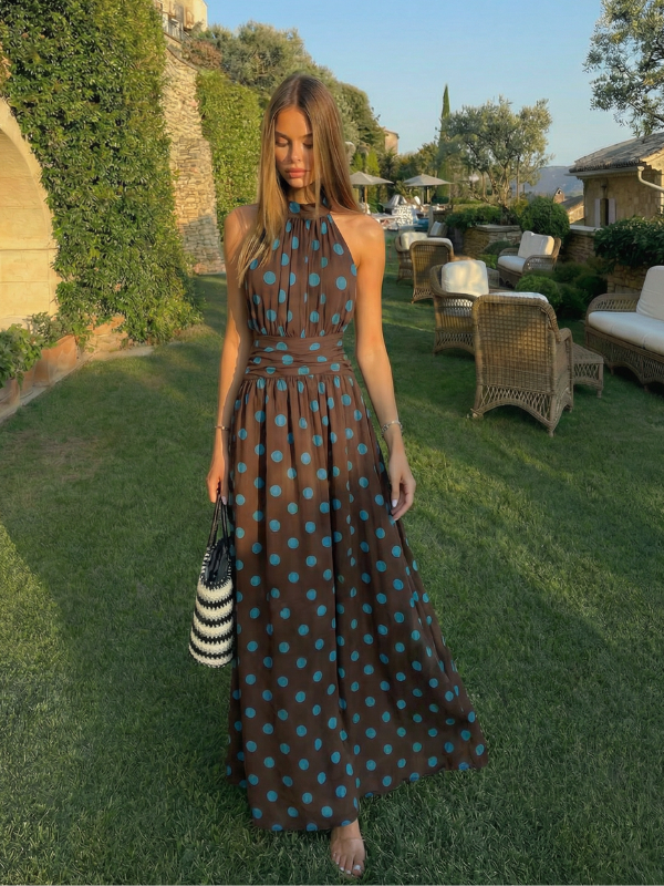 Robe Dos Nu Pois