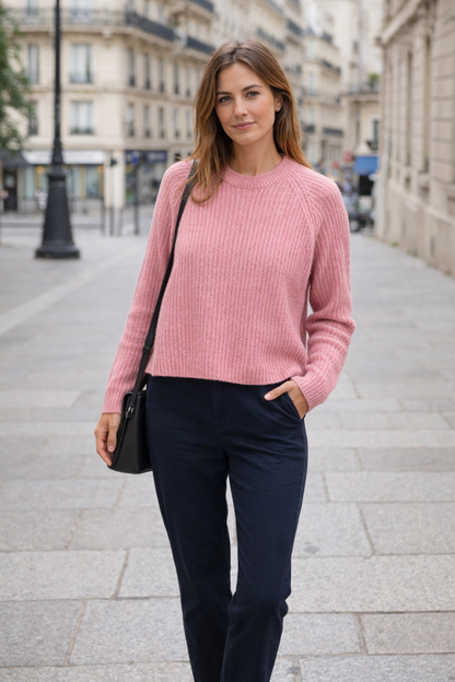 Pull Intemporel Côtelé