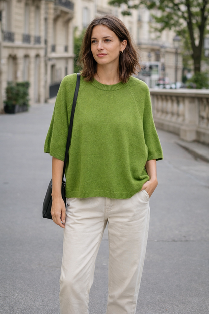Pull Alpaga Col Rond
