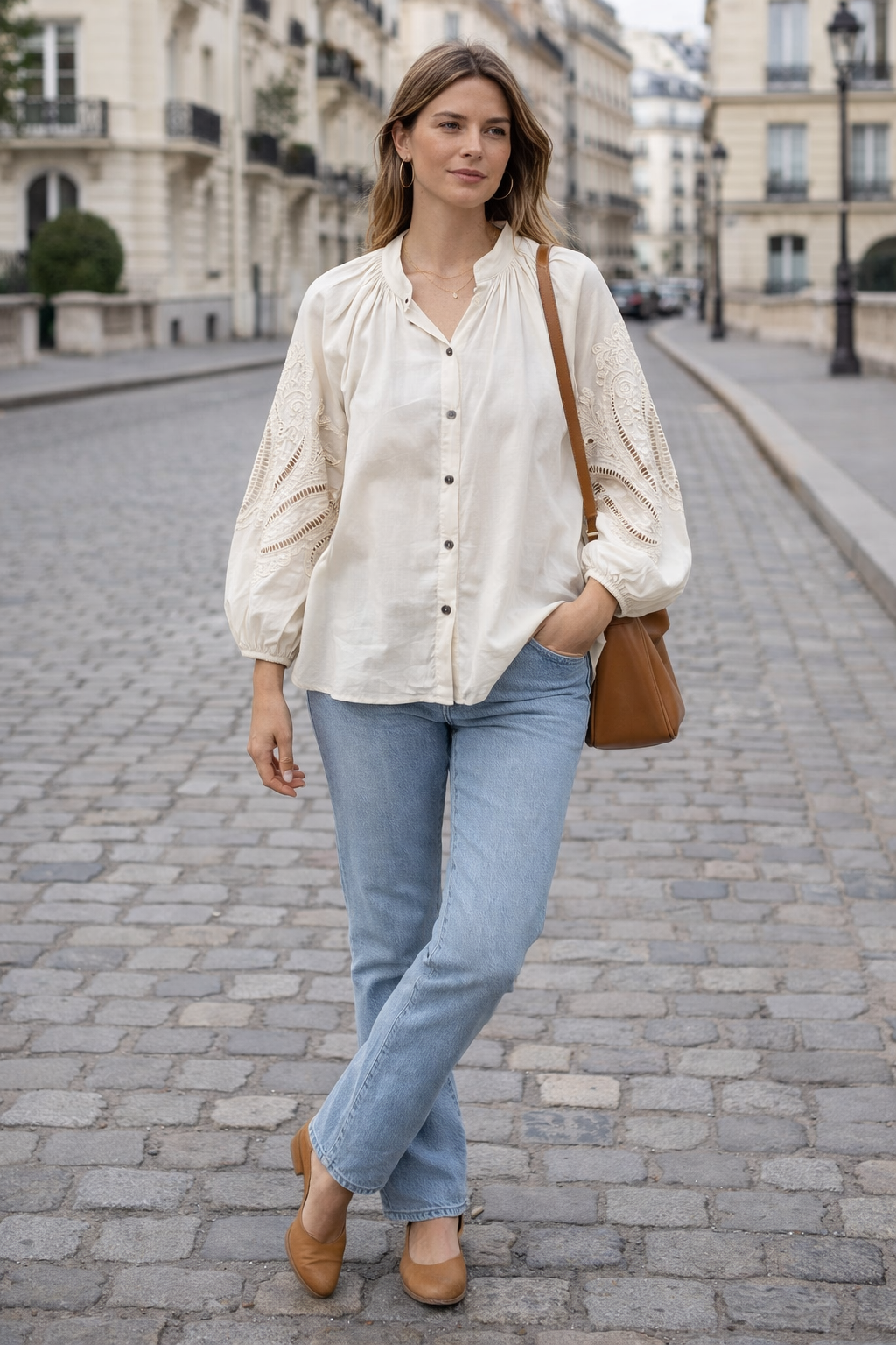 Chemise Broderies Bohème