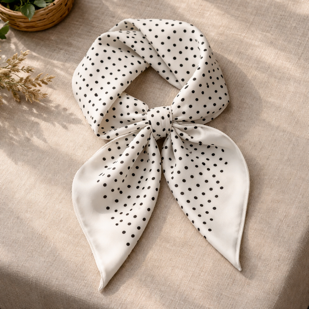 Carré de Foulard Pois