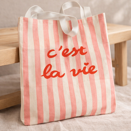 Tote Bag "C'est la Vie"
