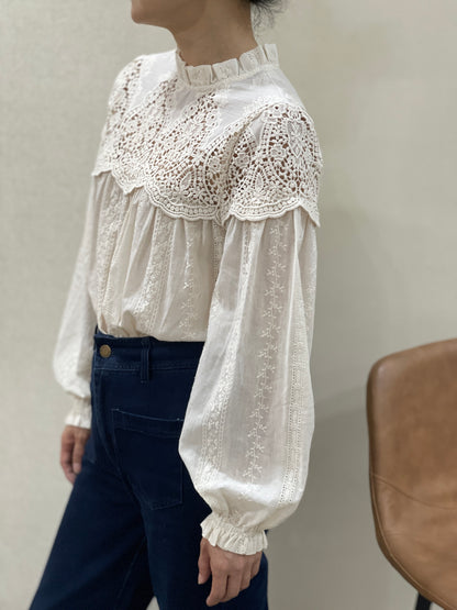 Chemise Broderie Anglaise