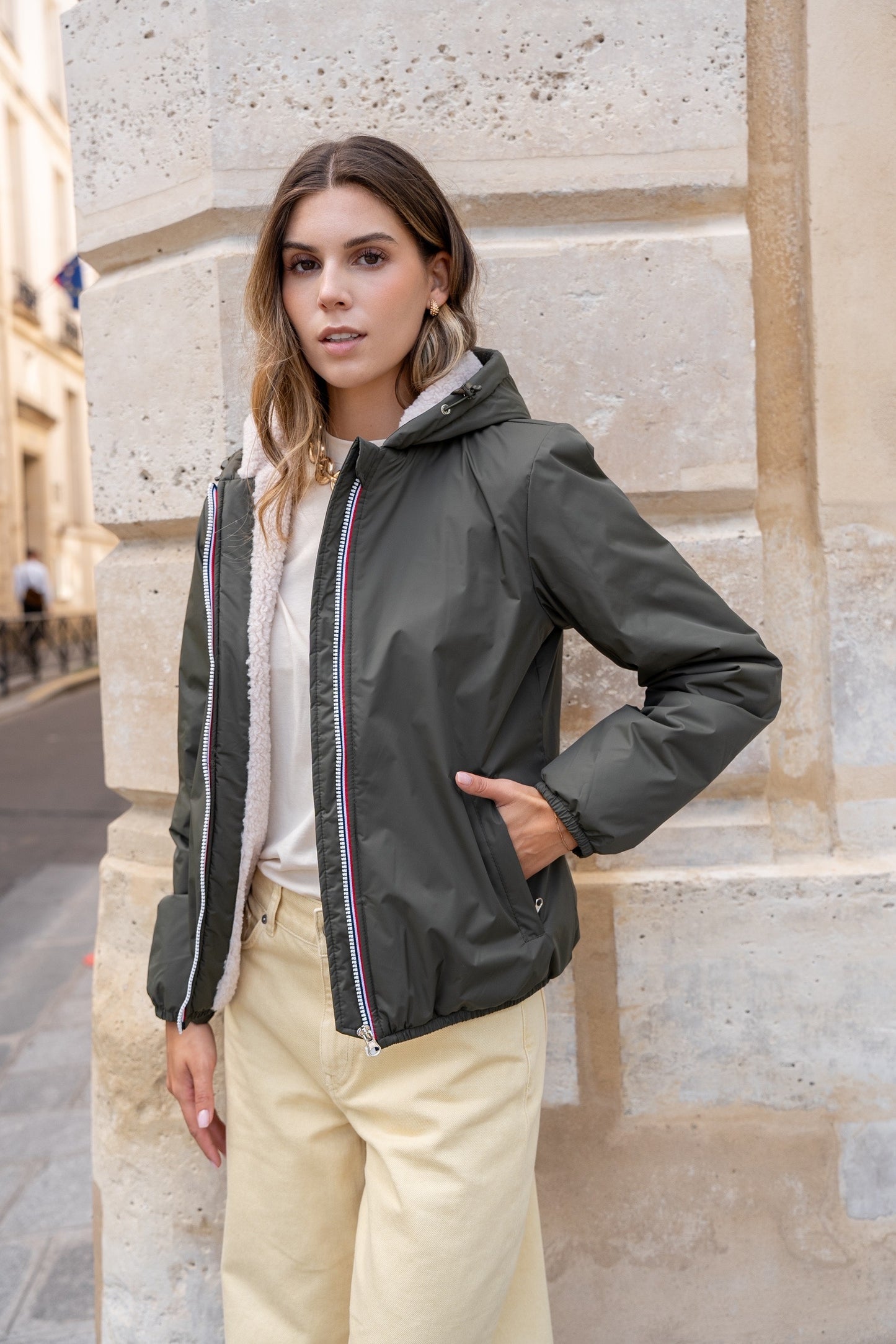 Imperméable Fourré Sherpa Court
