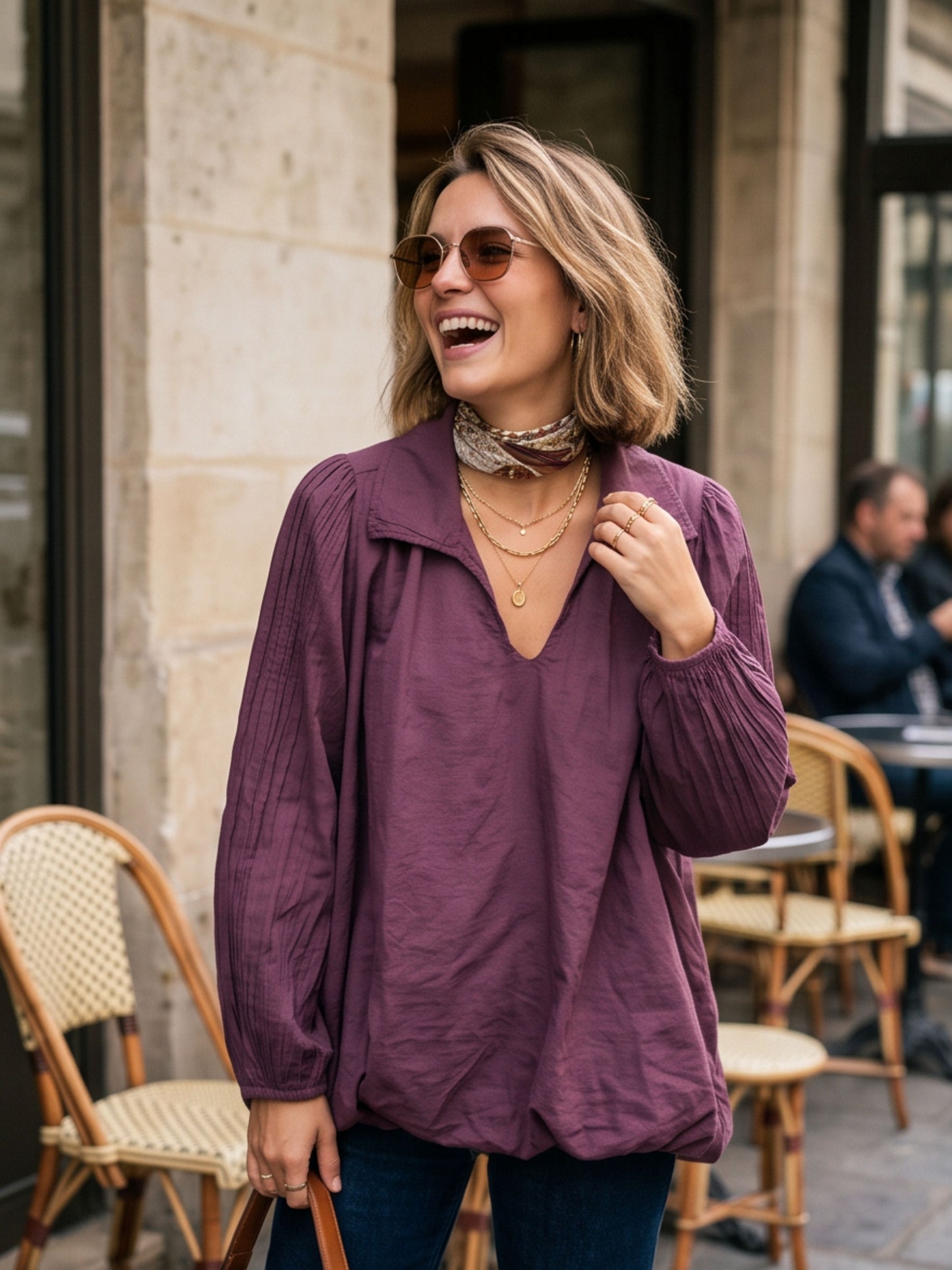 Blouse Solenne - Voile Oversize