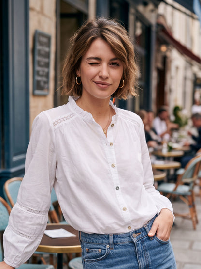 Chemise Clara - Boutonnée Dentelle