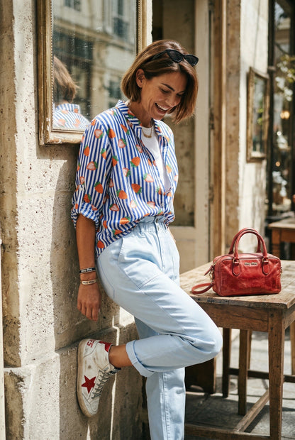 Chemise Strawberry Blue