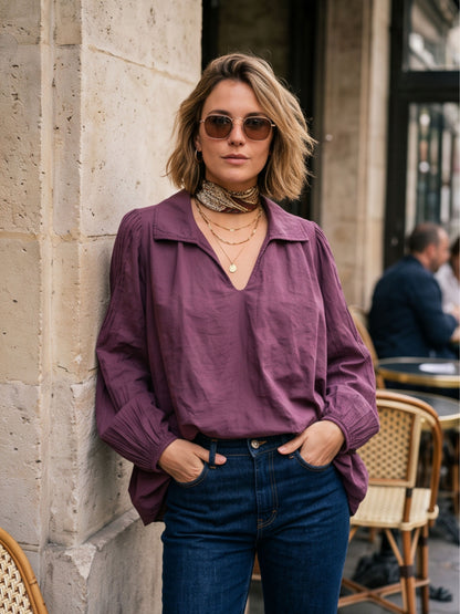 Blouse Solenne - Voile Oversize