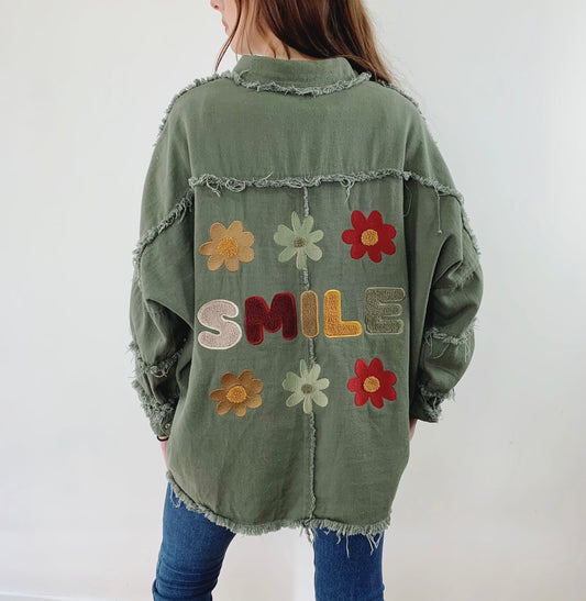 Veste Brodée Smile