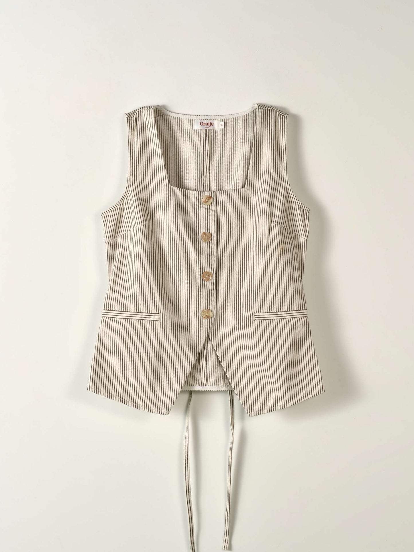 Gilet Chemise Rayé