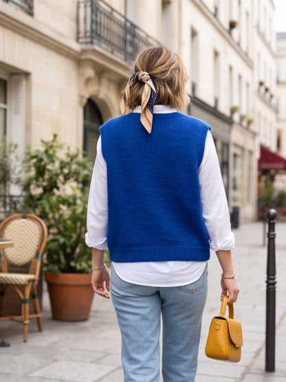 Top Louise - Maille Sans Manches
