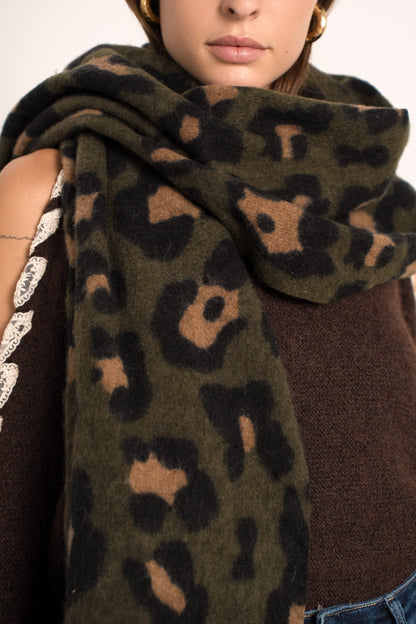 Écharpe Léopard Douce