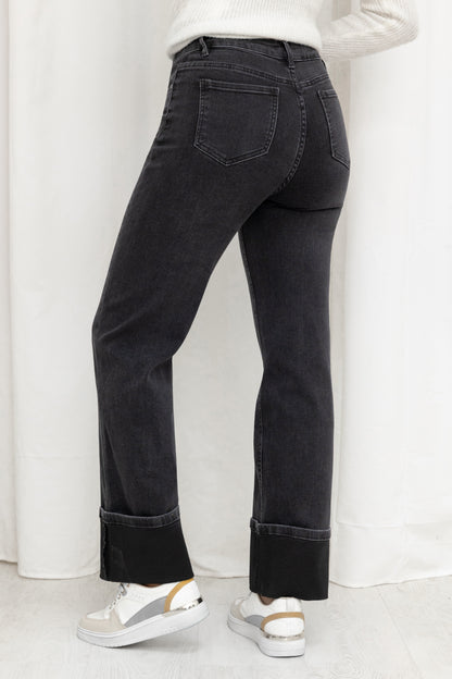 Jean Noir Revers Bas
