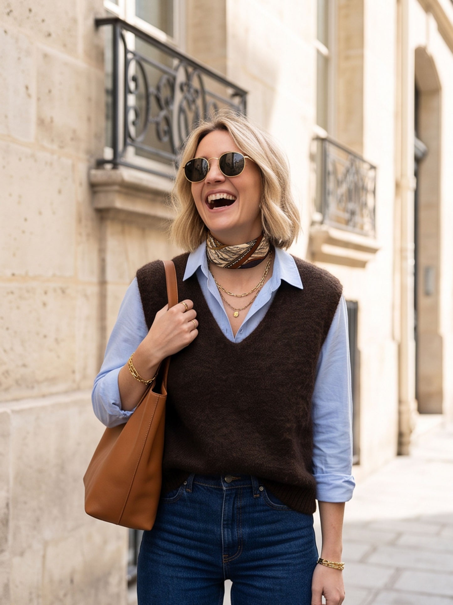 Top Louise - Maille Sans Manches