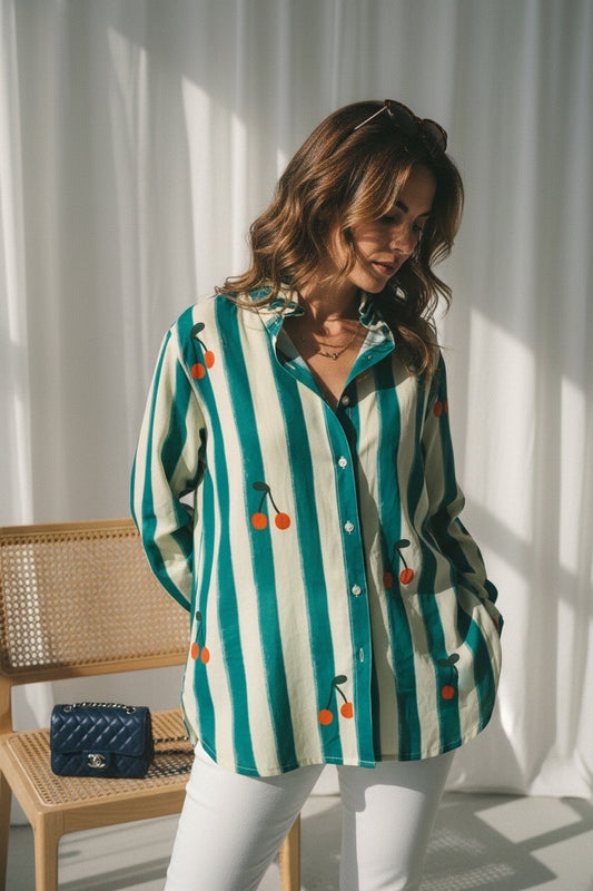 Chemise Rayures Pop