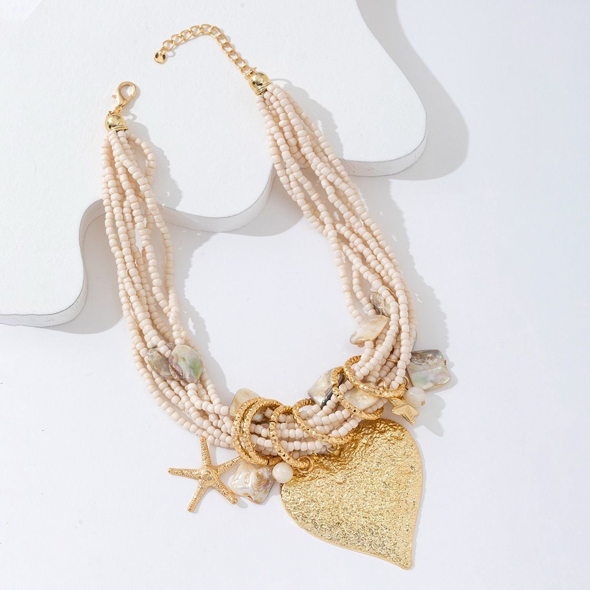 Maxi Collier Coeur Marin