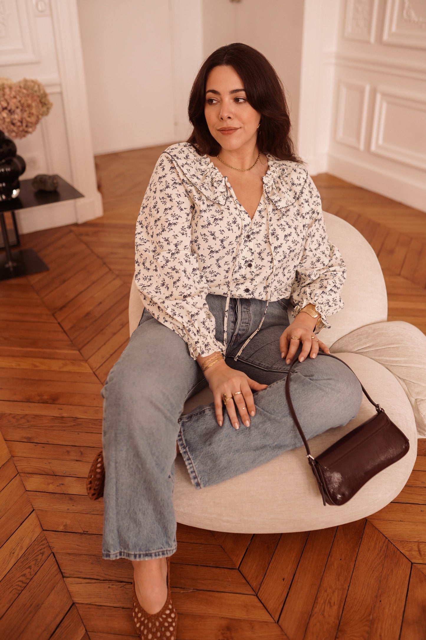 Chemise Fleurs Délicates du 42 au 46