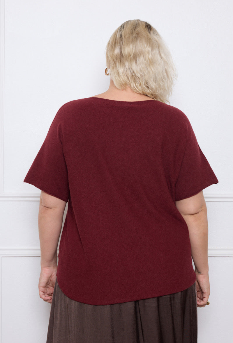 Pull Col V Ample - TU du 44 au 50