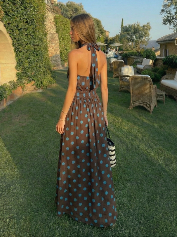 Robe Dos Nu Pois