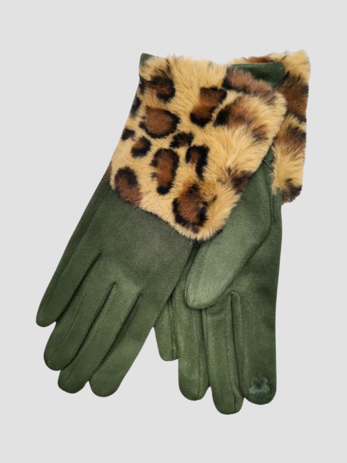 Gants Fourrés Léopard