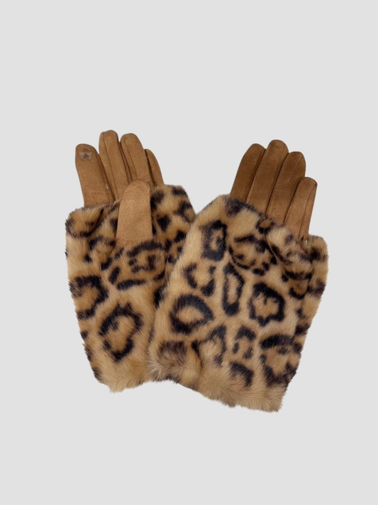 Gants Fourreau Léopard