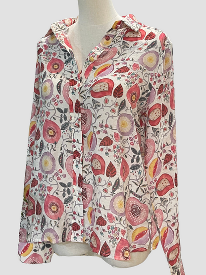 Chemise Imprimée Fruits et Fleurs