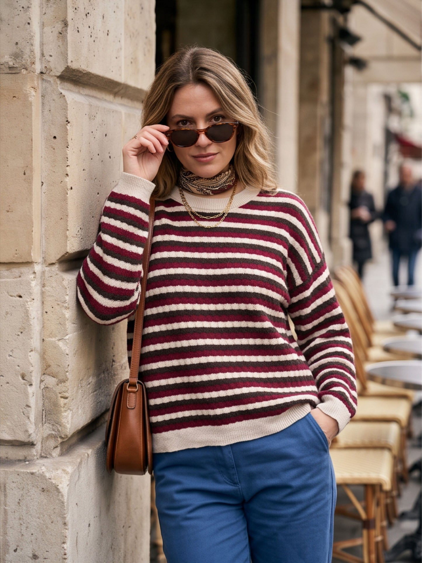Pull Idalie - Rayé Oversize