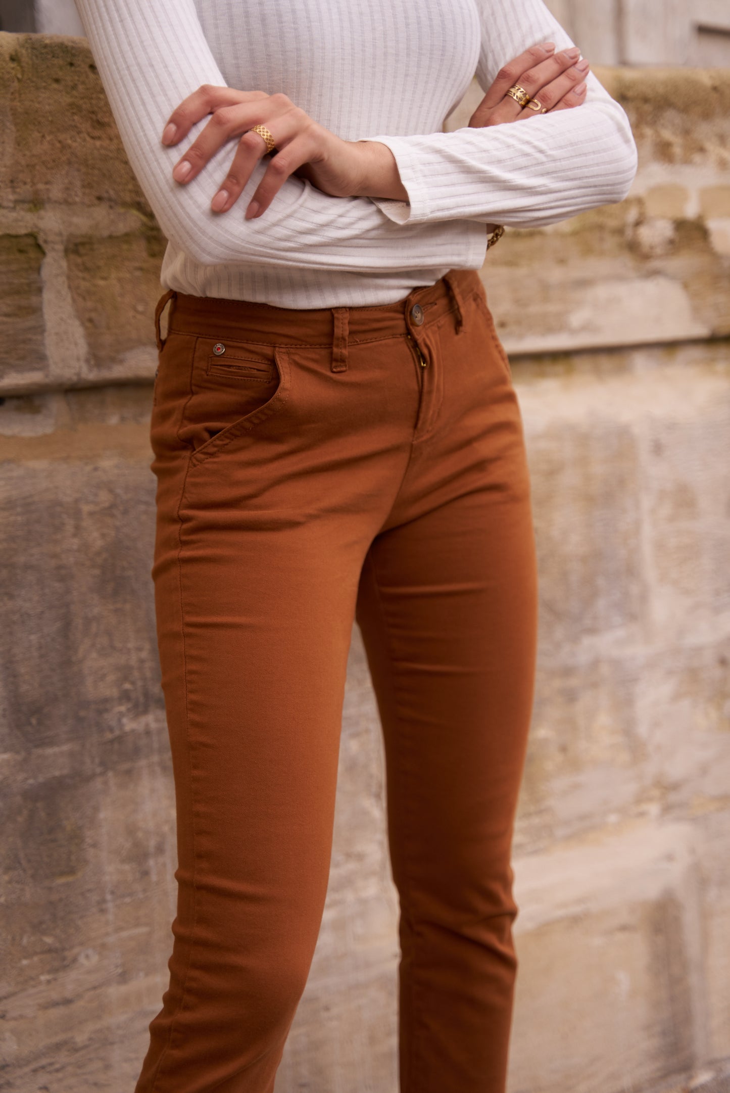Pantalon en Toile Stetch