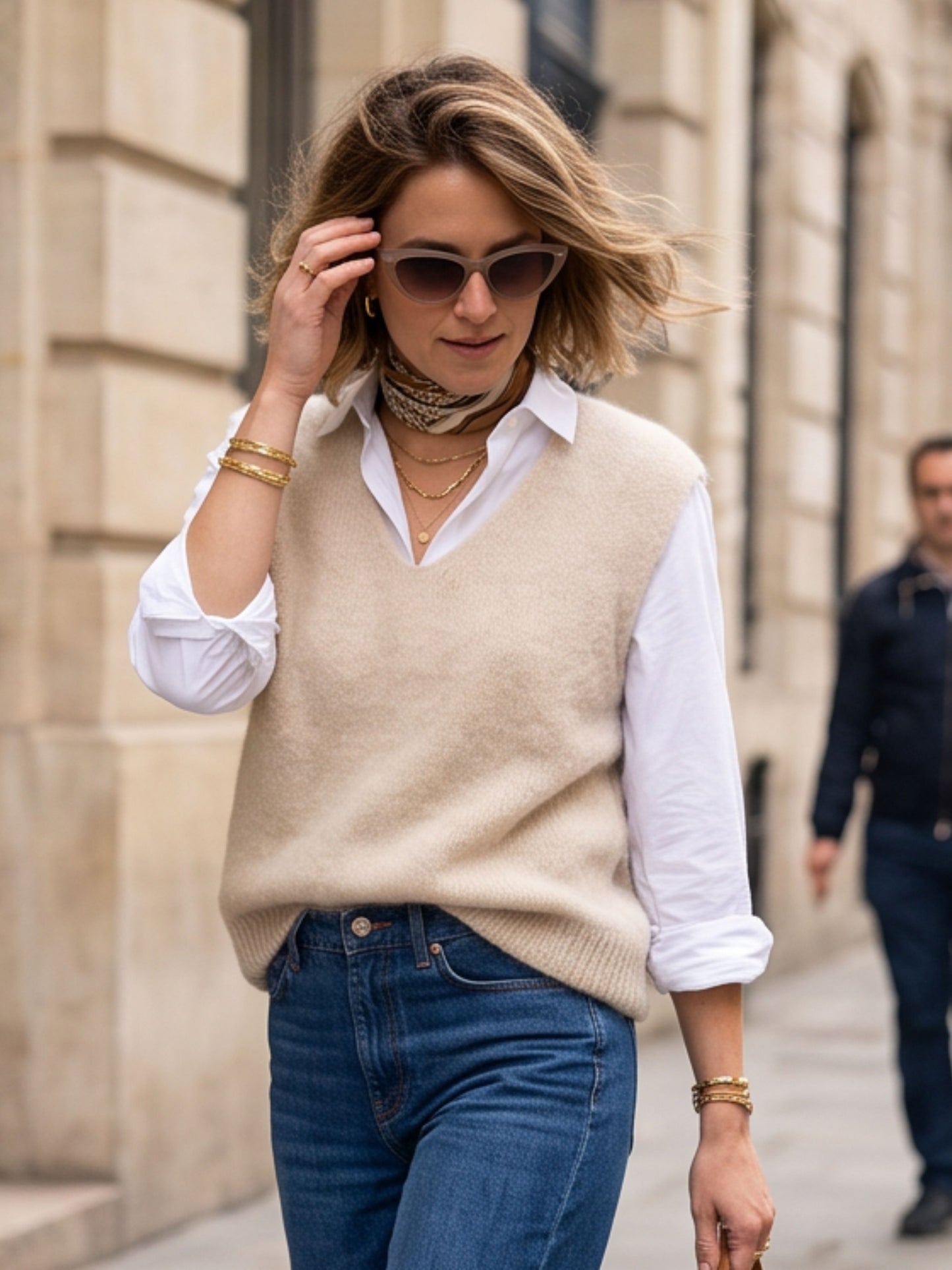 Top Louise - Maille Sans Manches